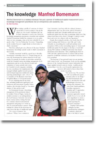 The knowledge: Manfred Bornemann