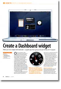Create a Dashboard widget